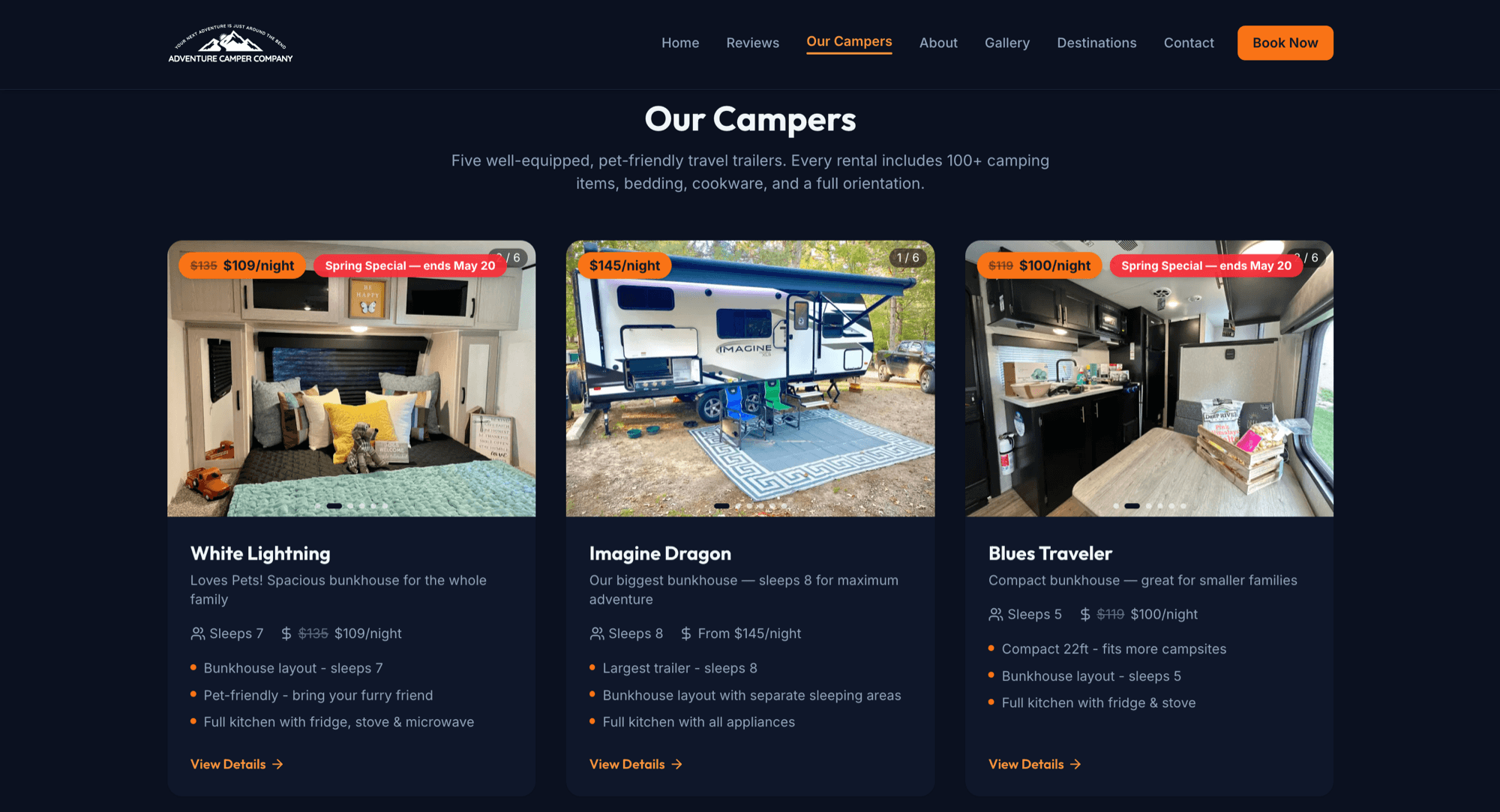 Rebuilding Adventure Camper Company for scale — image 1